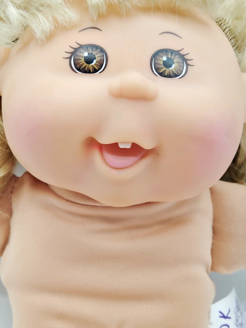 Blonde Cabbage Patch Style Soft Body Doll - Blonde Hair